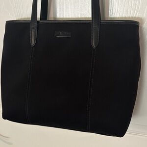 COACH NEOPRENE AND LEATHER TOTE EUC